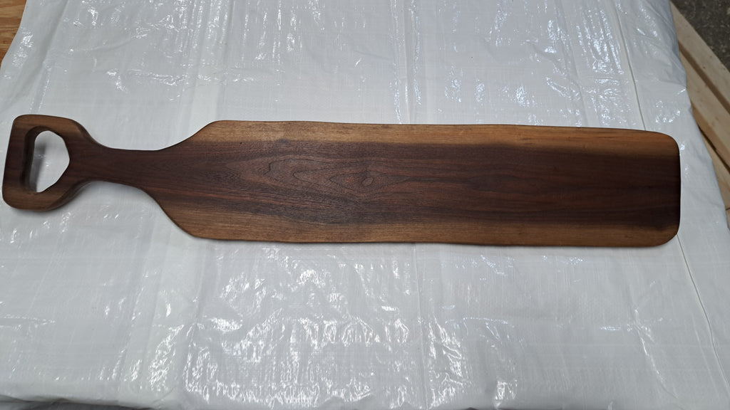 Finished board with handle