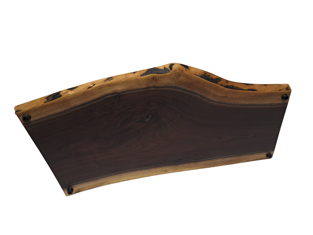 Custom Walnut Charcuterie Board with Maple Inlay – “If You Can Read This, It’s Time to Go Home”
