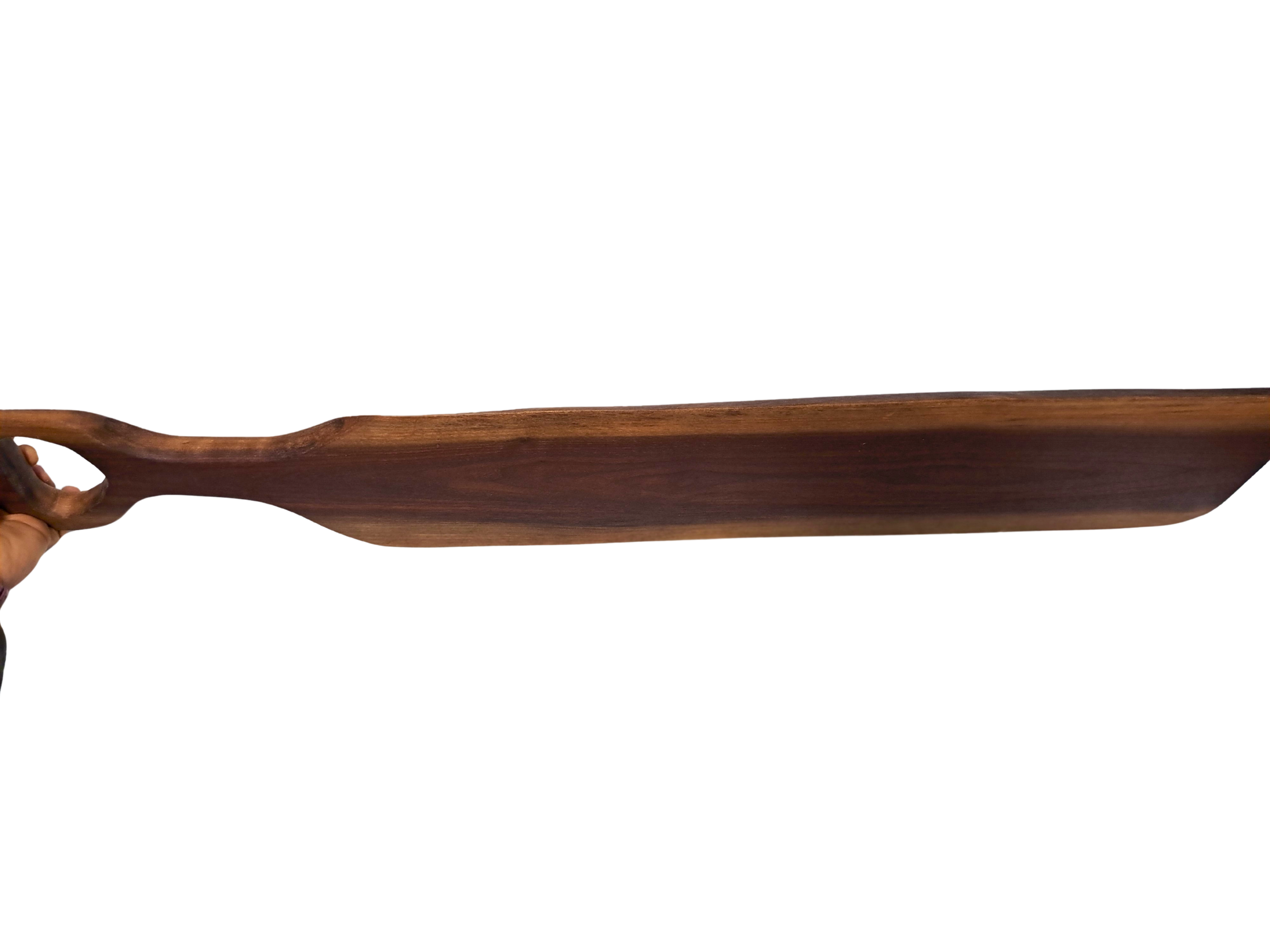 Finished board with handle